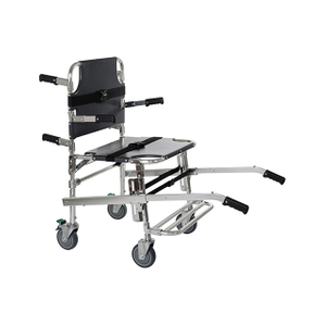 Barella per scale manuale di emergenza professionale con quattro ruote per paziente